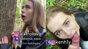 Blonde California Babe Serves Ken Honey in Forest Fuck Fest