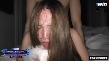 Porn Force's Petite College Cutie Screams Orgasmic Plea During Hardcore Fingering