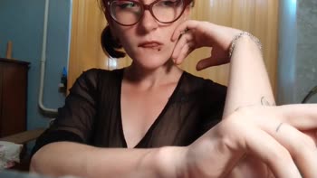 HellENXxOo's Sizzling Solo: Teasing Cigarette Fumes & Nipple Piercing