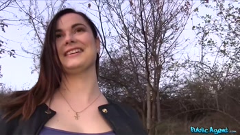 Public Agent - cute Ukrainian Student with great tits takes my cock doggystyle