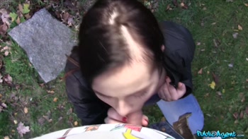 Public Agent - cute Ukrainian Student with great tits takes my cock doggystyle