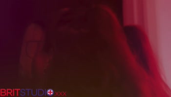 British Redhead Nurse's Gloryhole Blowjob Frenzy