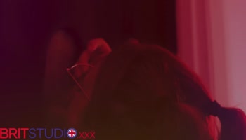 British Redhead Nurse's Gloryhole Blowjob Frenzy