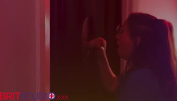 British Redhead Nurse's Gloryhole Blowjob Frenzy