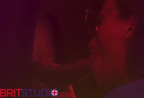 British Redhead Nurse's Gloryhole Blowjob Frenzy