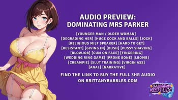 BrittanyBabbles' Sultry Audio Tease: Dominating Mrs. Parker
