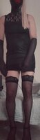Foxy Fatale 3a79f43: Nylon Dreams in Black Stockings & Latex Highheels