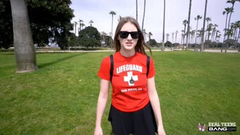 Real Teens (18+)- teen (18+) Gets It Hard On First Casting