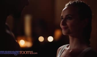 Lady Bug's Czech Massage Bliss: Petite Blonde Delivers Creamy Blowjobs