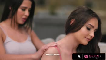 Aften Opal & Kylie Rocket's Steamy All-Girl Massage