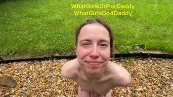 WhatGiro4Daddy - Daddy's Rainy Piss Surprise for His Student Sweetheart