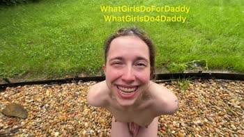 WhatGiro4Daddy - Daddy's Rainy Piss Surprise for His Student Sweetheart