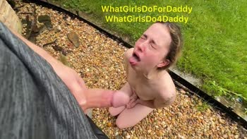 WhatGiro4Daddy - Daddy's Rainy Piss Surprise for His Student Sweetheart
