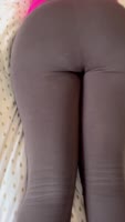 Workwear Wickedness: Fresh Cum on Curvy Leggings