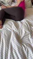 Workwear Wickedness: Fresh Cum on Curvy Leggings