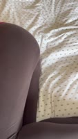 Workwear Wickedness: Fresh Cum on Curvy Leggings