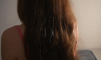 OliviaAndOliver's Step Fantasies: Long Hair Cum Job Delight