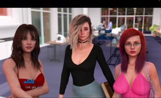 Alita4k's Office Seduction in 'The Power of Truth' Adult Visual Novel