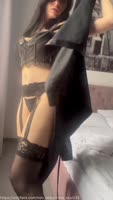 Iren_Seductress - Iren Seductress: Sizzling Stocking Strip in 60FPS HD