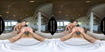 BRAZZERS - A Yoga Workout Quickly Turns Into A Hot 3some For Roommates Aubree Valentine & LaSirena69