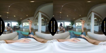 BRAZZERS - A Yoga Workout Quickly Turns Into A Hot 3some For Roommates Aubree Valentine & LaSirena69