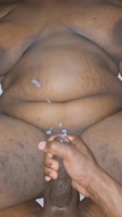 Winterboy1990's Ebony BBW Delight: Huge Cock Fills Thick Thighs
