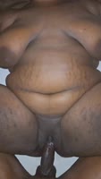 Winterboy1990's Ebony BBW Delight: Huge Cock Fills Thick Thighs