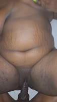 Winterboy1990's Ebony BBW Delight: Huge Cock Fills Thick Thighs