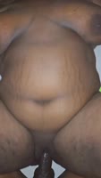 Winterboy1990's Ebony BBW Delight: Huge Cock Fills Thick Thighs