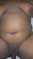 Winterboy1990's Ebony BBW Delight: Huge Cock Fills Thick Thighs