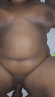 Winterboy1990's Ebony BBW Delight: Huge Cock Fills Thick Thighs