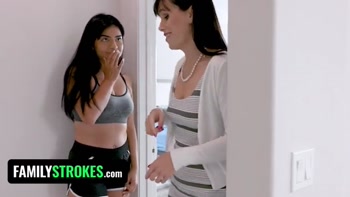Latina Step Sis & Step Mom Finally Give in to Their Sexual Urges