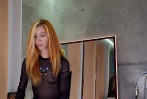 Izi_fox's Tattooed Temptation: Sultry Solo Play in 60fps HD