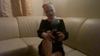 PUSSYINJUICE's Sizzling Solo: High Heels, No Panties, Pure Seduction