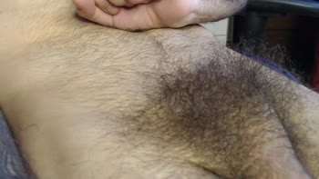 MarioSlim1's Sensual Solo: Hairy Hunk Teases with Big UnCut Cock