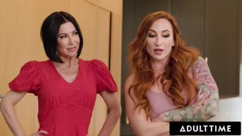 Alexis Tae & Chloe Surreal's Sisterly Seduction: Caught Masturbating and Disciplined by Stepmoms