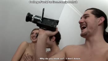 College Frenzy: Party Turns into Wild Orgy