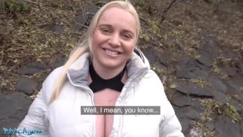 Public Agent Fucks Blonde Jordan Pryces Massive Tits