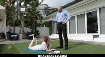 Ginger Teen (18+) Krystal Orchid's Big Cock Adventure with J-Mac