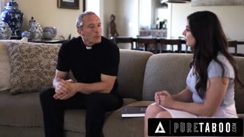 Keira Croft's Virgin Anal Debut with Her Devout Priest