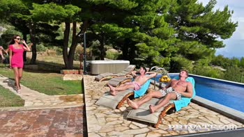 David Perry - Shalina, Olivia, and David's Sizzling Outdoor Orgy