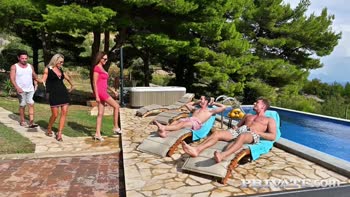 David Perry - Shalina, Olivia, and David's Sizzling Outdoor Orgy