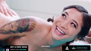 NURU MASSAGE - Avery Black Neior With Oily Naked Massage Turning Into Intense Fuck