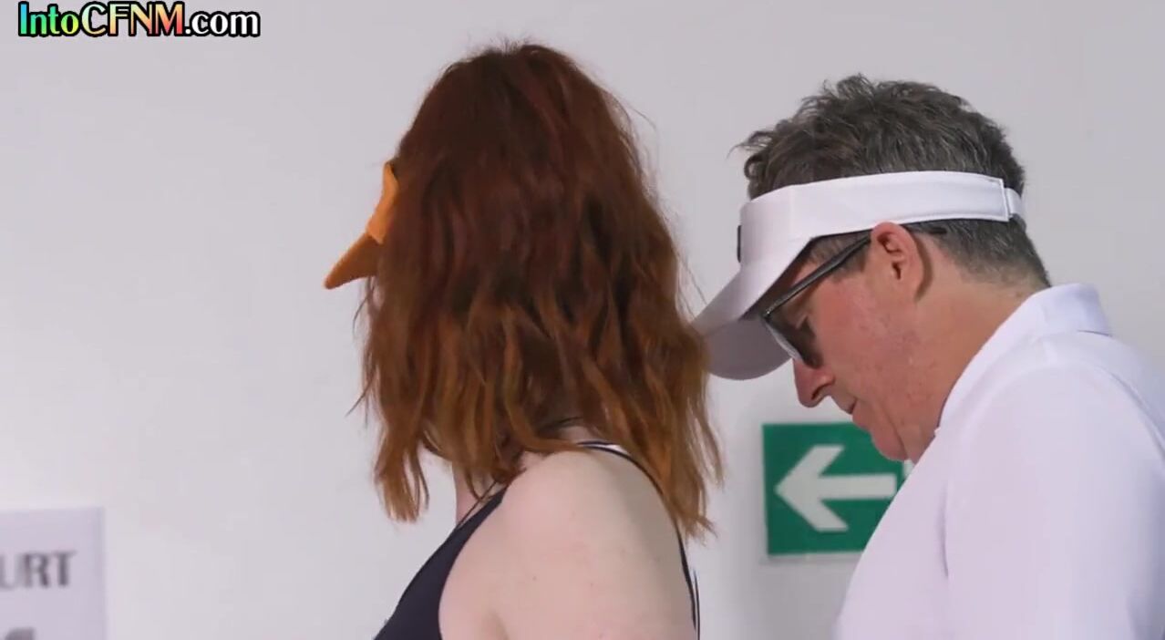 CFNM tennis ladies wank cock in group HJ