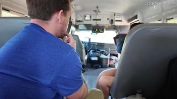 Xxlayna Couln't Wait To Get Her Face Painted With Cum On The Bus