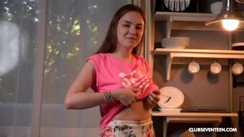 Sultry Solo Morning: Shaved Pussy, Big Boobs, Hardcore Orgasm