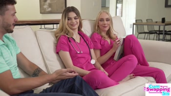 Hottest of Cum Swapping Playing Doctor