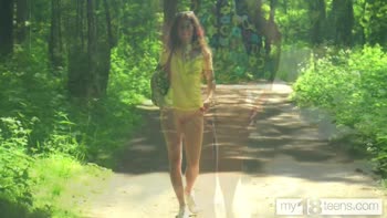 Katty West's Forest Fling: Naked & Solo in the Woods