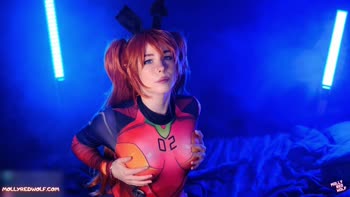 MollyRedWolf - Asuka's Sizzling Redhead Rampage: Sloppy Blowjob, Anal Fingering & Creampie