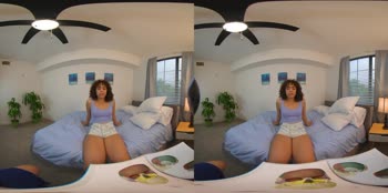 Tiny Stepsister's 180° VR Handjob Fantasy